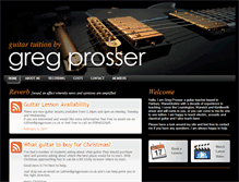 Tablet Screenshot of gregprosser.co.uk